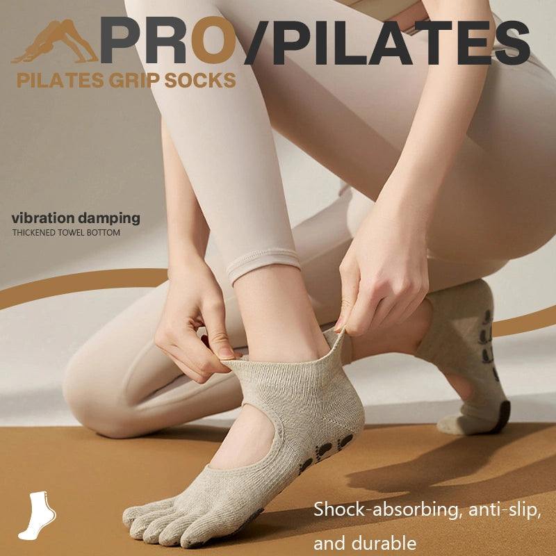 2026 New 5 - Toe Non - Slip Pilates & Yoga Socks - Split - Toe Design