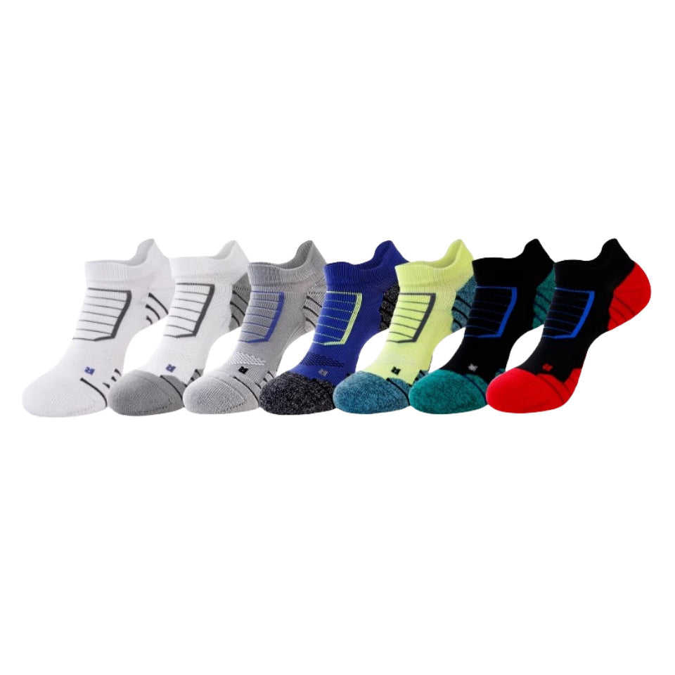 Men’s XL Thick Towel Bottom Athletic Socks, Anti-Odor for Running, Marathon & Basketball